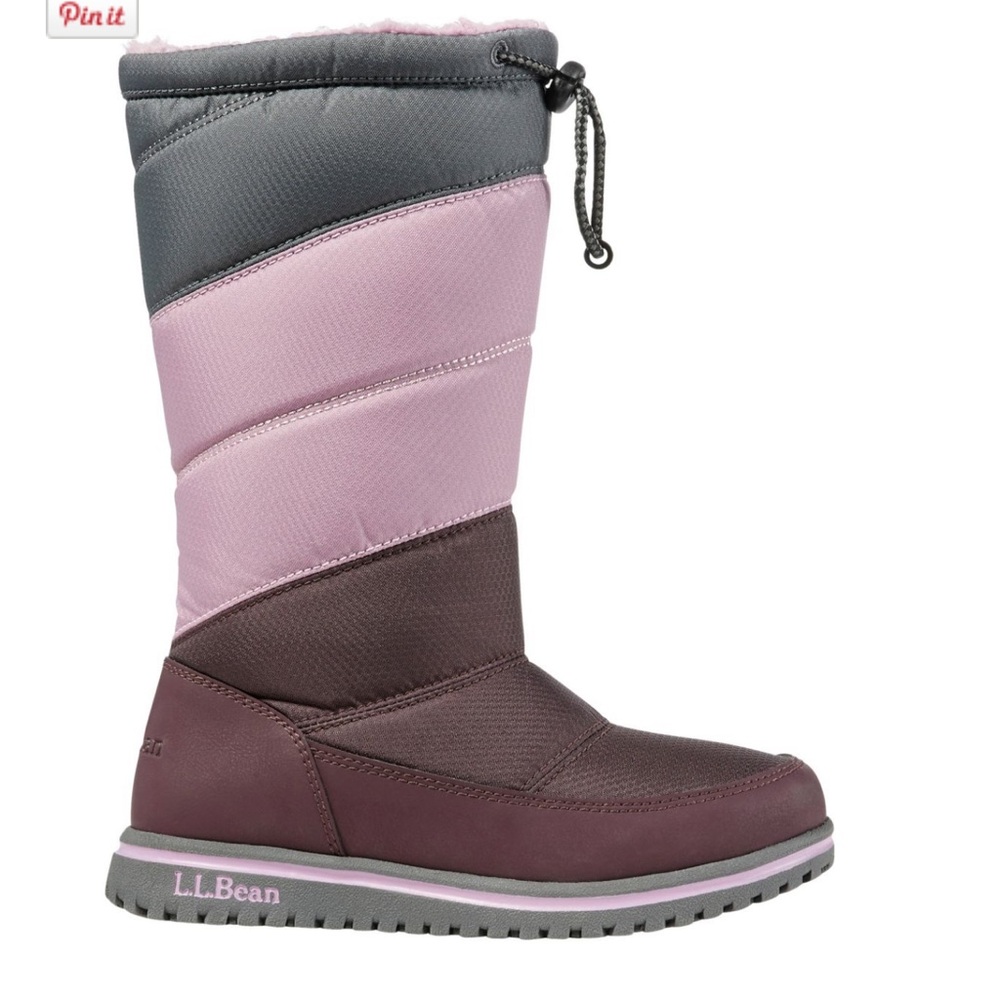 Almost Brand New LL Bean Kids Snow Boots